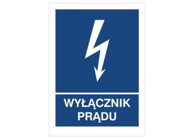 Znak wyłącznik prądu (530-32)