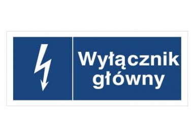 Znak wyłącznik główny (530-01)