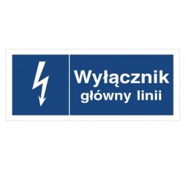 Znak wyłącznik główny linii (530-02)