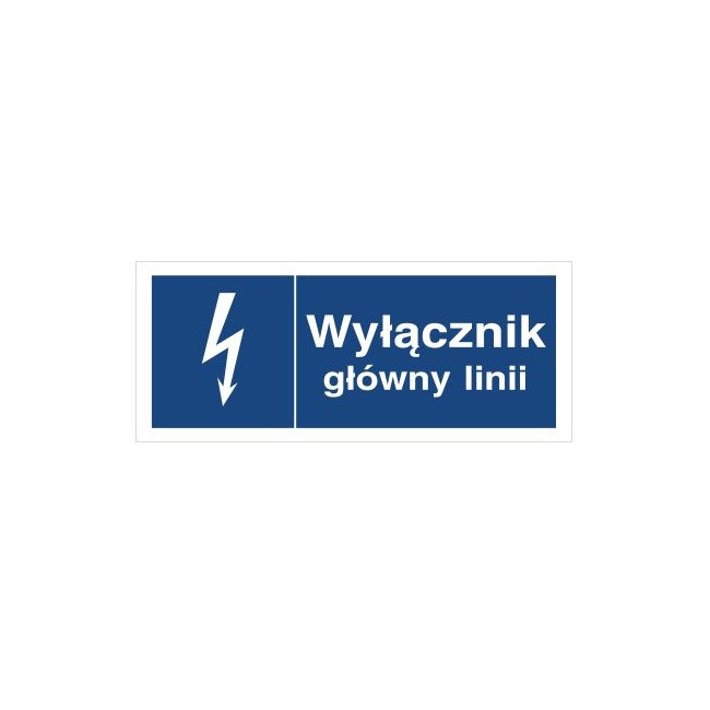 Znak wyłącznik główny linii (530-02)