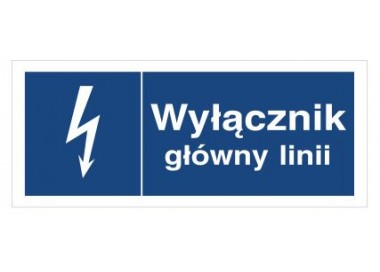 Znak wyłącznik główny linii (530-02)