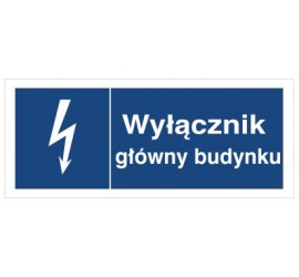 Znak wyłącznik główny budynku (530-04)