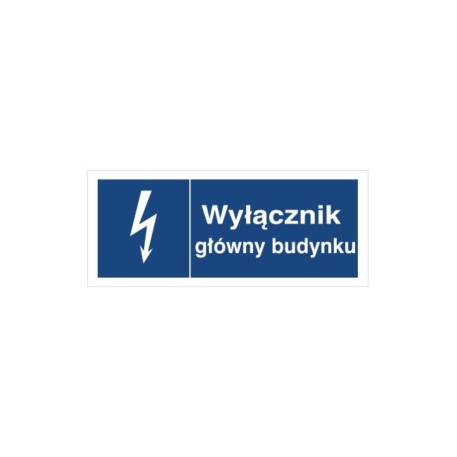 Znak wyłącznik główny budynku (530-04)