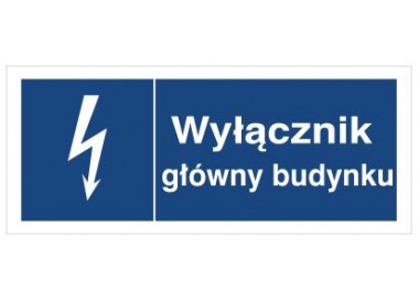 Znak wyłącznik główny budynku (530-04)