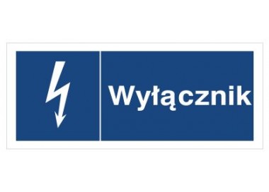 Znak wyłącznik (530-05)