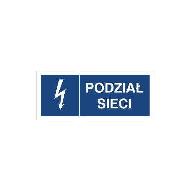 Znak podział sieci (530-11)