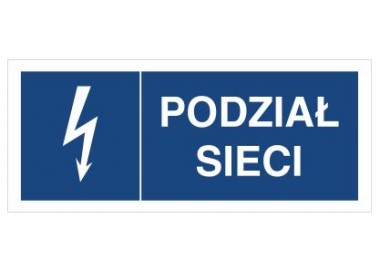 Znak podział sieci (530-11)