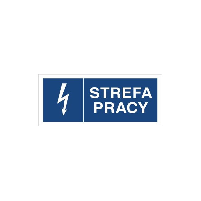 Znak strefa pracy (530-12)