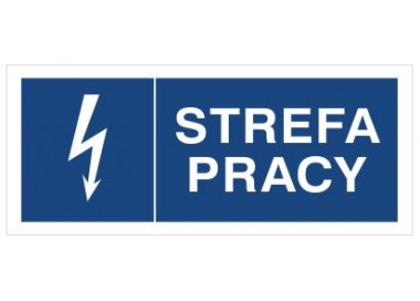 Znak strefa pracy (530-12)