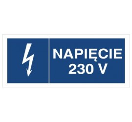 Znak napięcie 230V (530-14)