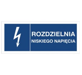 Znak rozdzielnia niskiego napięcia (530-17)