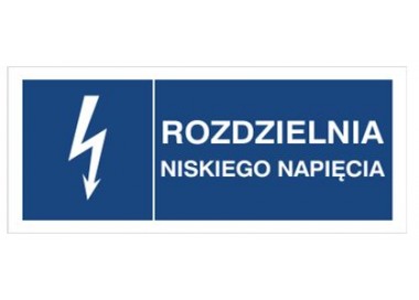 Znak rozdzielnia niskiego napięcia (530-17)