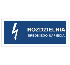 Znak rozdzielnia średniego napięcia (530-19)