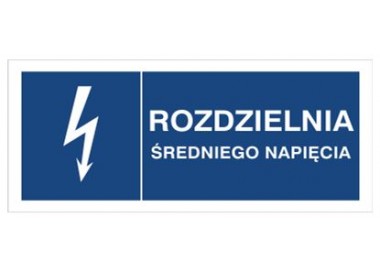 Znak rozdzielnia średniego napięcia (530-19)