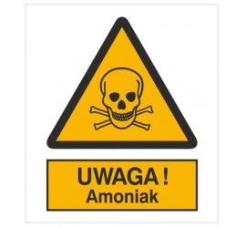 Znak uwaga! Amoniak (302-04)