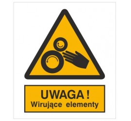 Znak uwaga! Wirujące elementy (331)