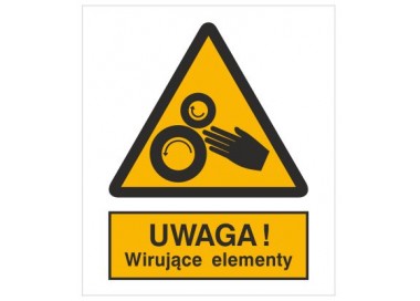 Znak uwaga! Wirujące elementy (331)