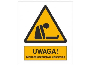 Znak uwaga! Niebezpieczeństwo uduszenia (334)