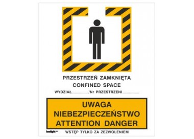 Znak uwaga niebezpieczeństwo. Attention danger (340)