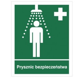 Znak prysznic bezpieczeństwa (502)