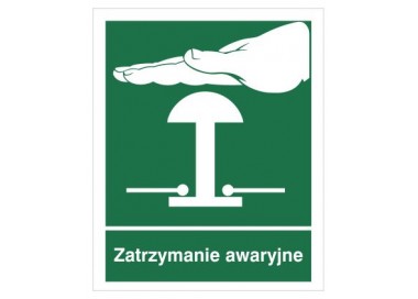 Znak zatrzymanie awaryjne (505)