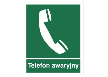 Znak telefon awaryjny (506)