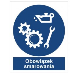 Znak obowiązek smarowania (428)