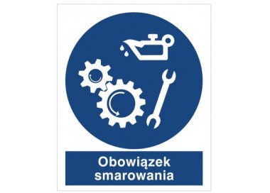 Znak obowiązek smarowania (428)