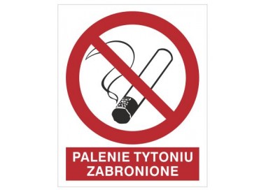 Znak palenie tytoniu zabronione (209-11)