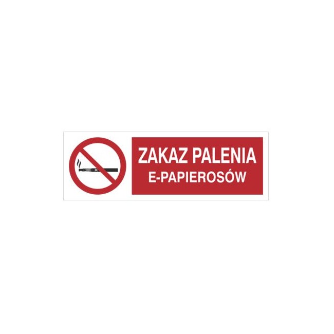 Zakaz palenia e-papierosów (209-15)