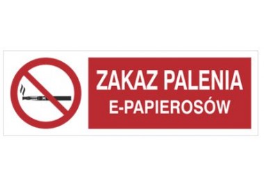 Zakaz palenia e-papierosów (209-15)