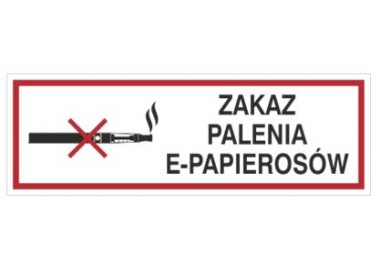 Zakaz palenia e-papierosów (209-16)