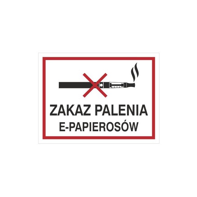 Zakaz palenia e-papierosów (209-19)