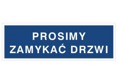 Prosimy zamykać drzwi (801-22)