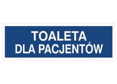 Toaleta dla pacjentów (823-30)