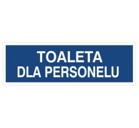 Toaleta dla personelu (823-31)