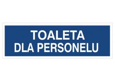 Toaleta dla personelu (823-31)