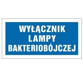 Wyłącznik lampy bakteriobójczej (865)