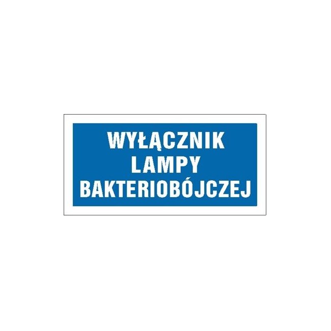 Wyłącznik lampy bakteriobójczej (865)