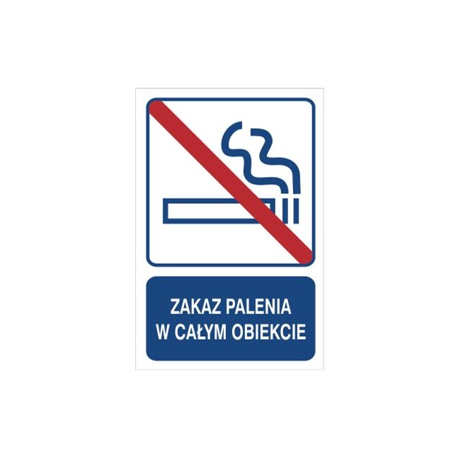 Zakaz palenia w całym obiekcie (823-105)