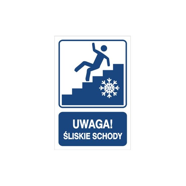 Uwaga! Śliskie schody (823-113)