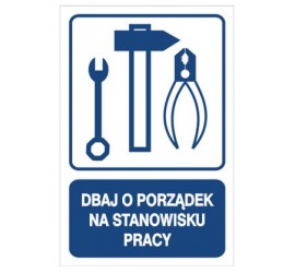 Dbaj o porządek na stanowisku pracy (823-116)