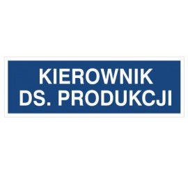 Kierownik ds. Produkcji (801-65)