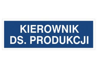 Kierownik ds. Produkcji (801-65)