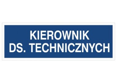 Kierownik ds. Technicznych (801-66)