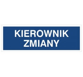 Kierownik Zmiany (801-70)