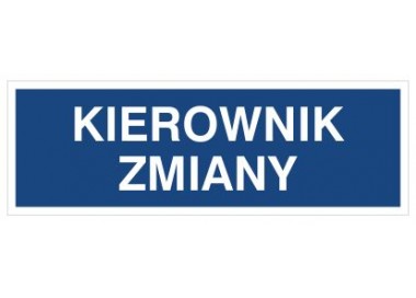 Kierownik Zmiany (801-70)