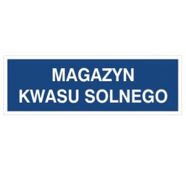 Magazyn kwasu solnego (801-127)