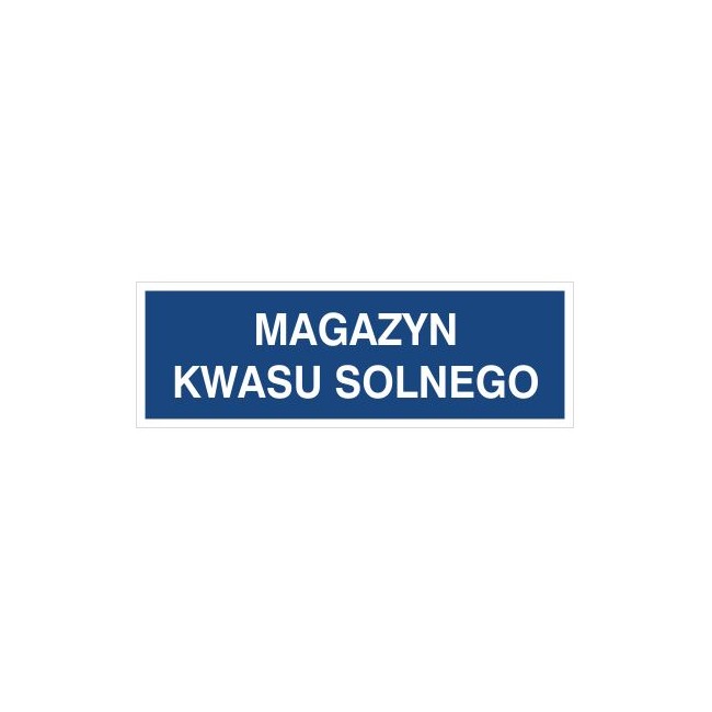 Magazyn kwasu solnego (801-127)