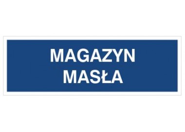 Magazyn masła (801-128)